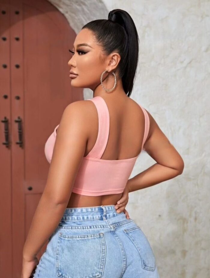 Top court croisé creux – Image 2