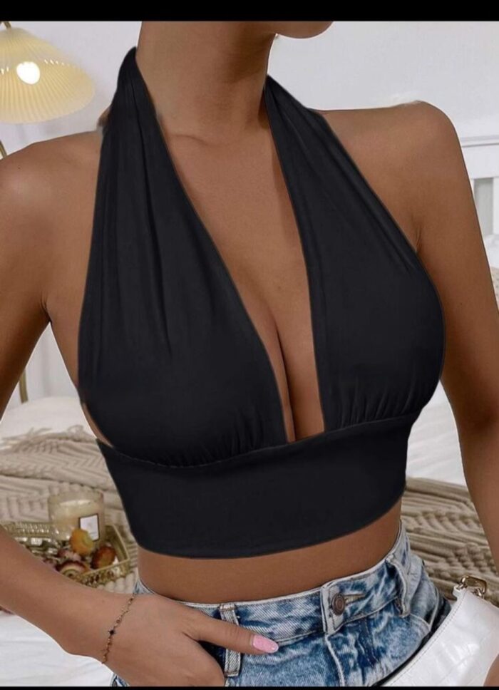 Top ras-du-cou dos nu – Image 2