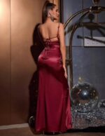 Robe longue en satin – Image 6