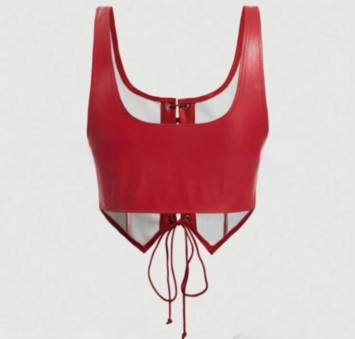 Top manches courtes à lacets – Image 4