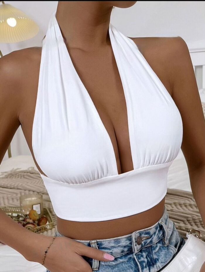 Top ras-du-cou dos nu – Image 4