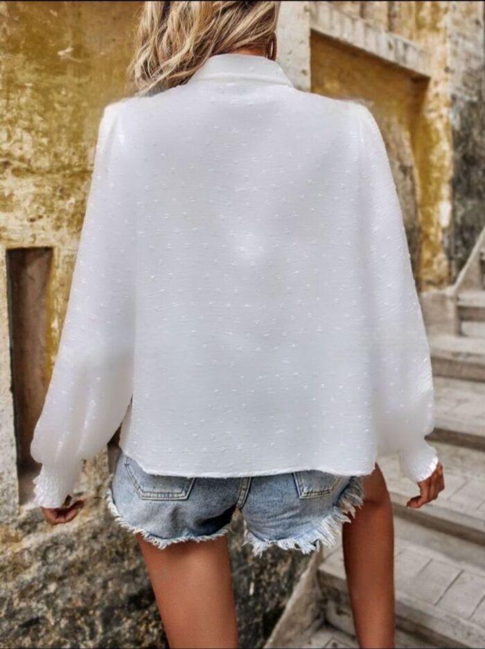 Chemisier manches bouffantes – Image 4