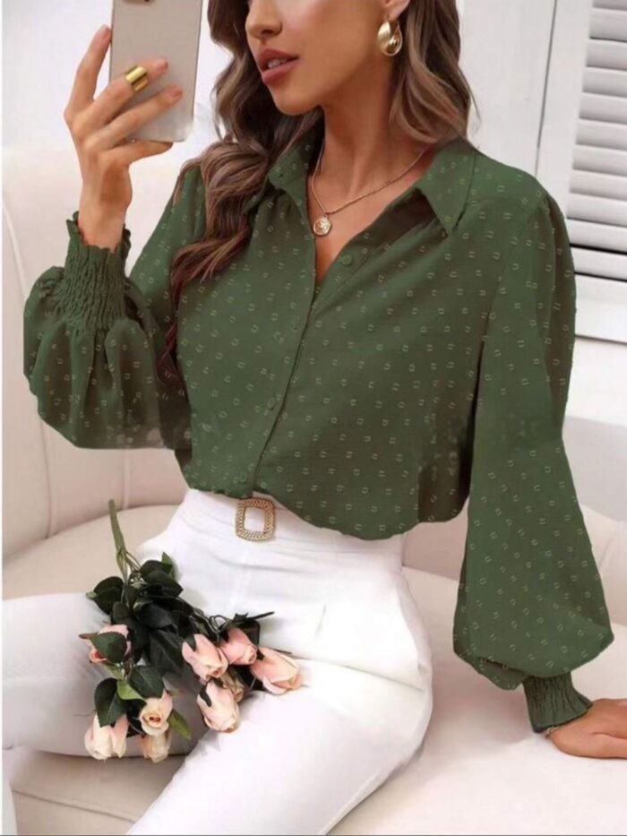 Chemisier manches bouffantes – Image 8