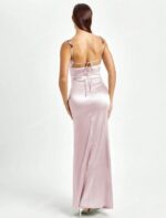 Robe longue en satin – Image 4