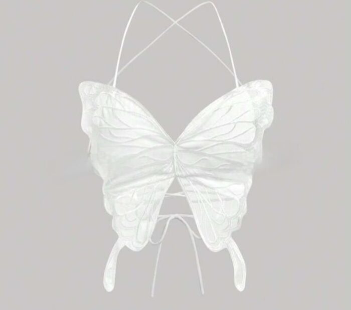 Camisole à fines bretelles en forme de papillon – Image 3