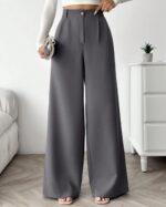Pantalon en satin