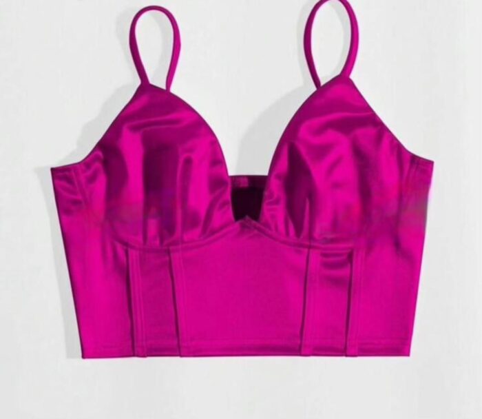 Top court en satin – Image 5