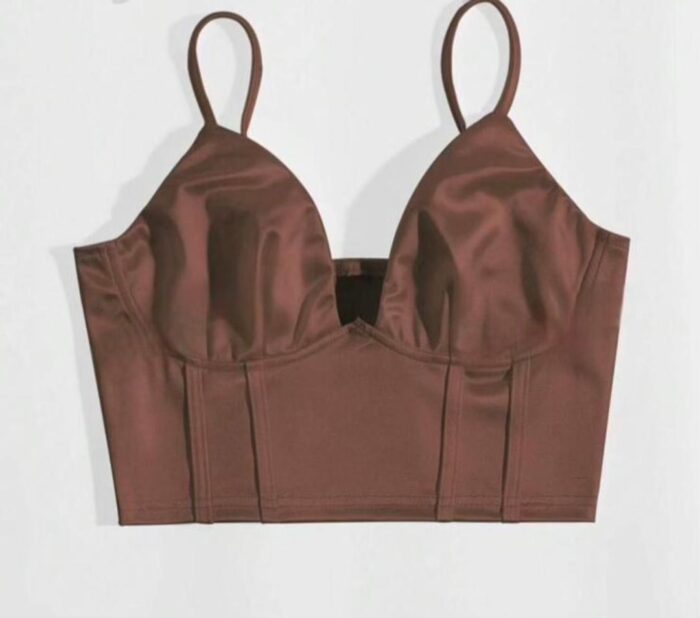 Top court en satin – Image 1