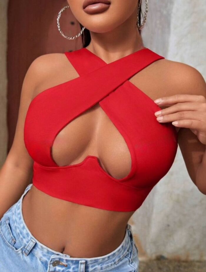 Top court croisé creux – Image 6