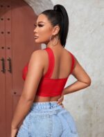 Top court croisé creux – Image 7