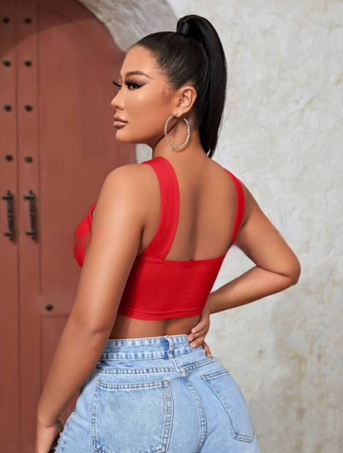 Top court croisé creux – Image 7