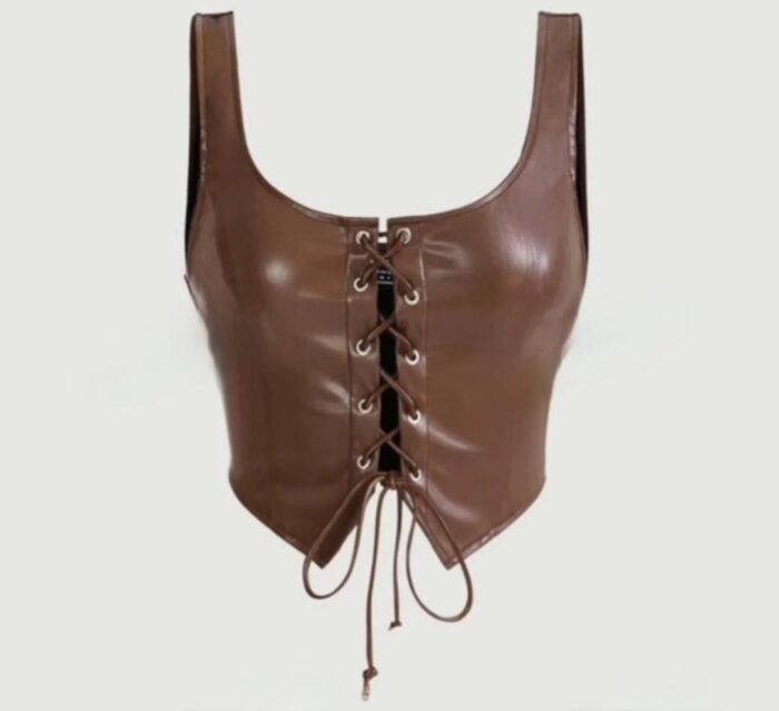 Top manches courtes à lacets – Image 5