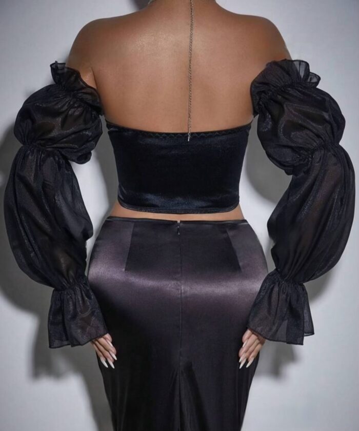 Blouse aux manches évasées – Image 2