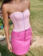 Corset à lacets en forme de gaine – Image 7